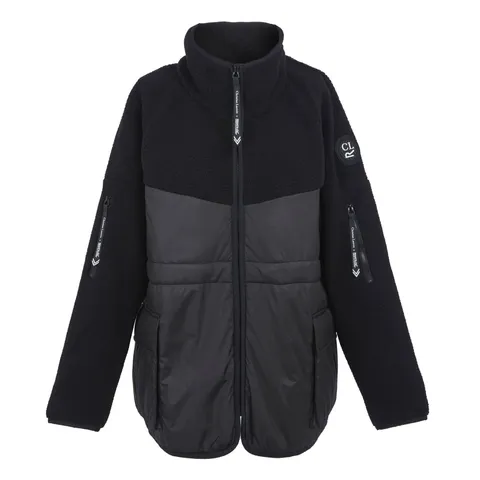 BRAND NEW REGATTA X CHRISTIAN LACROIX WOMENS ARRIGAS HYBRID JACKET IN BLACK - SIZE 18