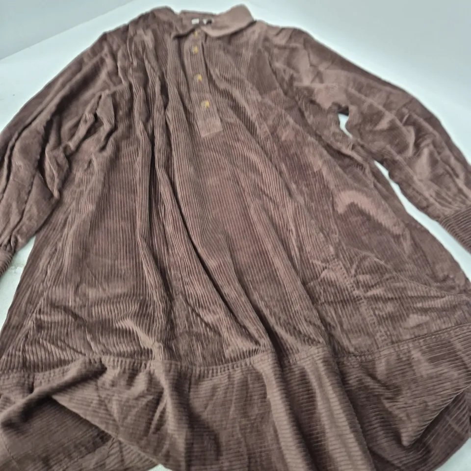LANDS' END BROWN CORDUROY GARMENT – UK 24/26 (US 2X) – WOMEN'S
