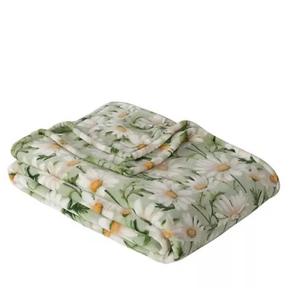 OUTLET COZEE HOME VELVETSOFT FLORAL PRINTED THROW IN GIFTBOX