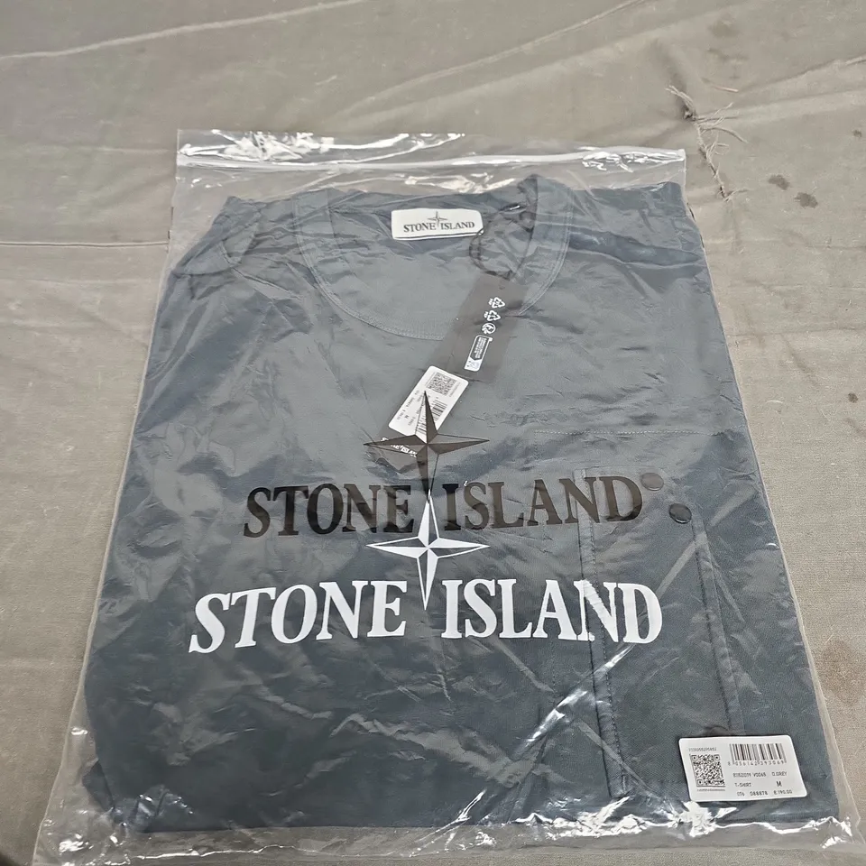 BAGGED STONE ISLAND CASUAL TEE - SIZE XL