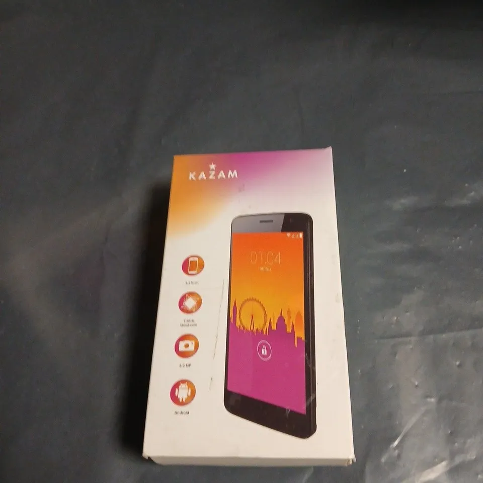 KAZAM SMARTPHONE – BLACK ANDROID, BOXED