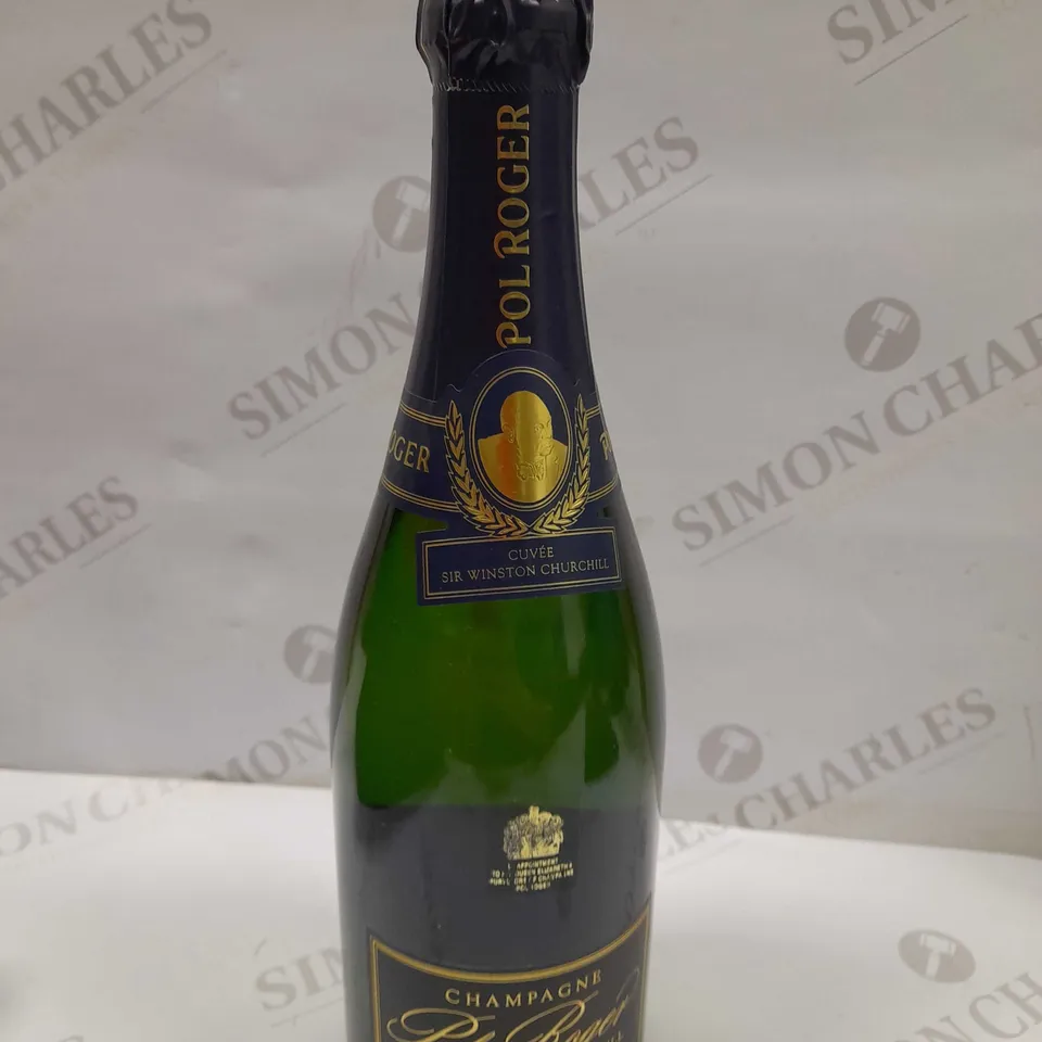 BOXED POL ROGER SIR WINSTON CHURCHILL CHAMPAGNE VINTAGE 2006 75CL BY APPOINTMENT TO H.M. QUEEN ELIZABETH II PURVEYORS OF CHAMPAGNE POL ROGER