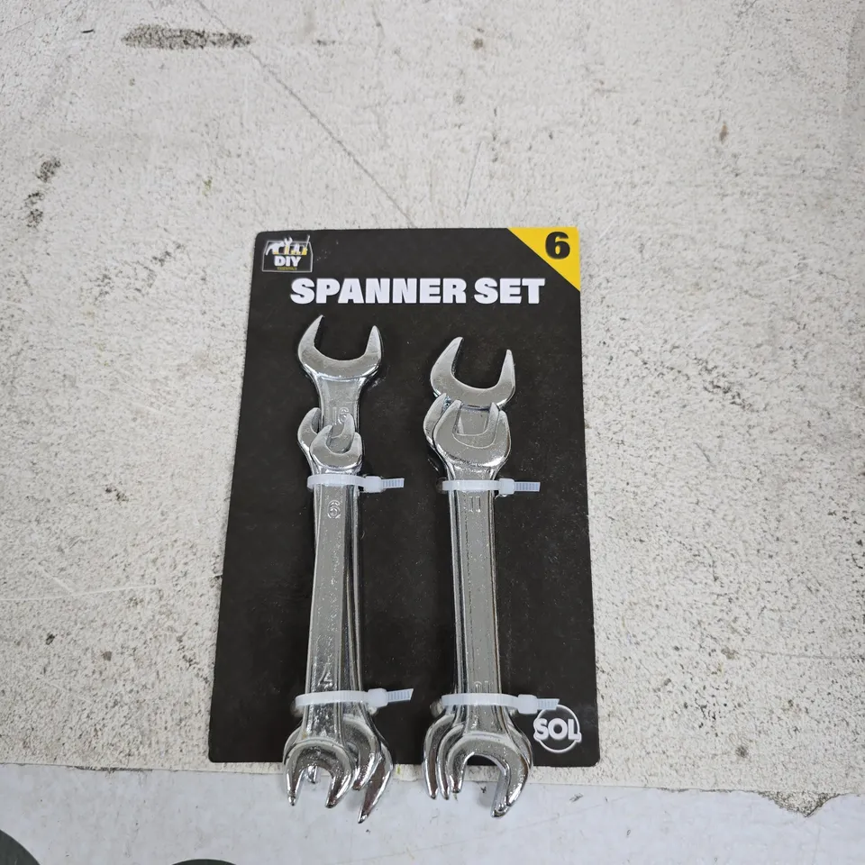 SOL SPANNER SET – 6‑PIECE PACK (6PK) - BOX OF APPROXIMATELY 20