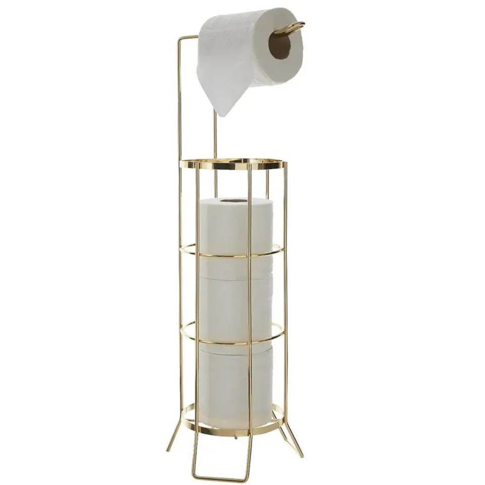 BAGGED DANIELSON FREE STANDING TOILET ROLL HOLDER