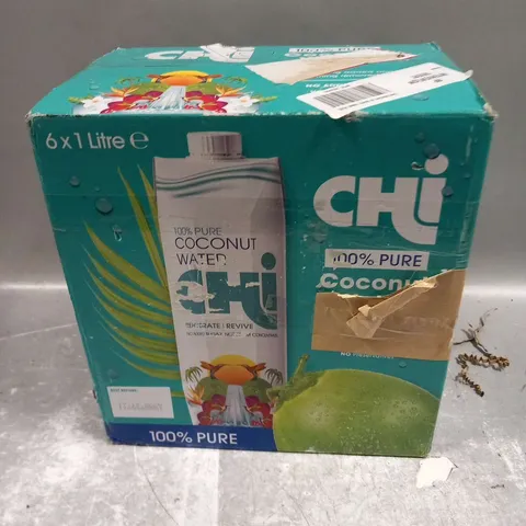 BOX OF 6 X 1L CHI COCONUT WATER