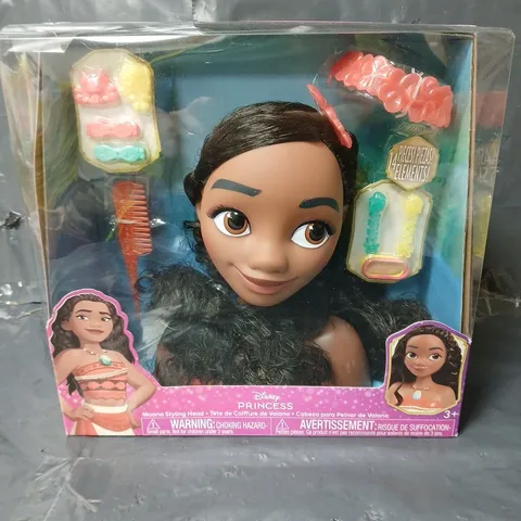 BOXED DISNEY PRINCESS MOANA STYLING HEAD