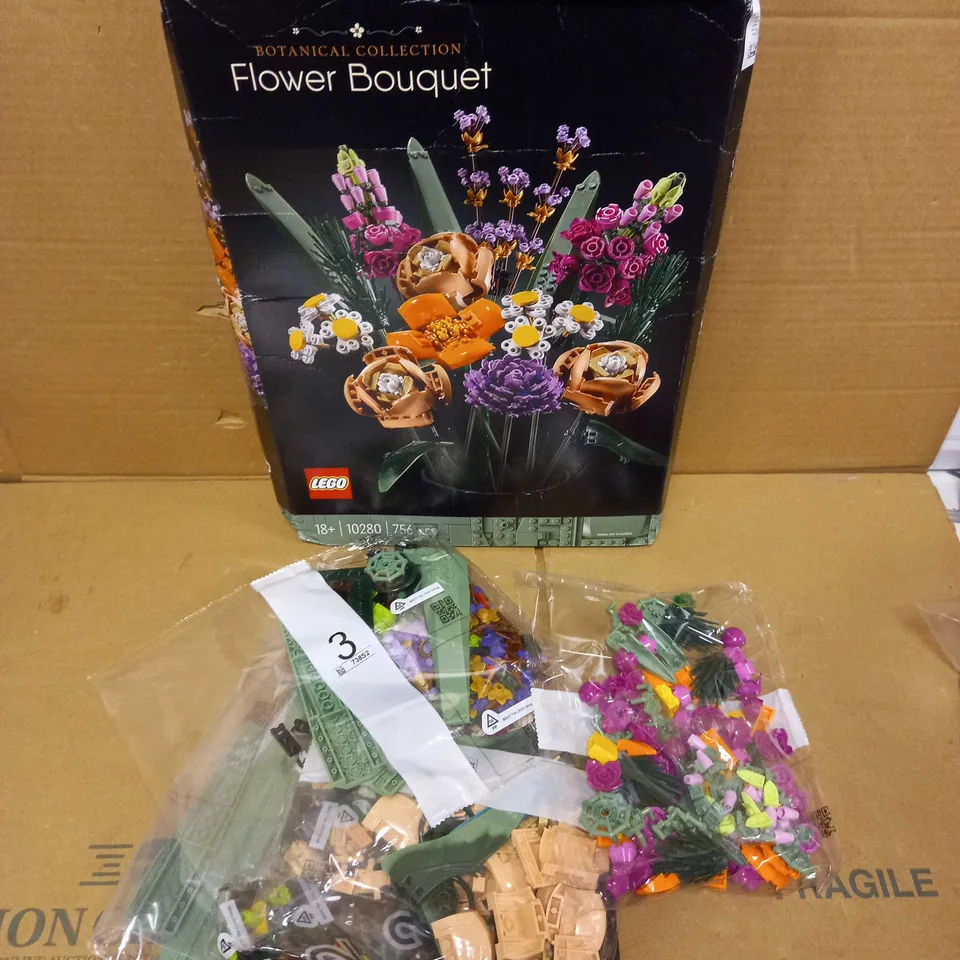 BOXED LEGO CREATOR FLOWER BOUQUET SET FOR ADULTS 10280 RRP £55