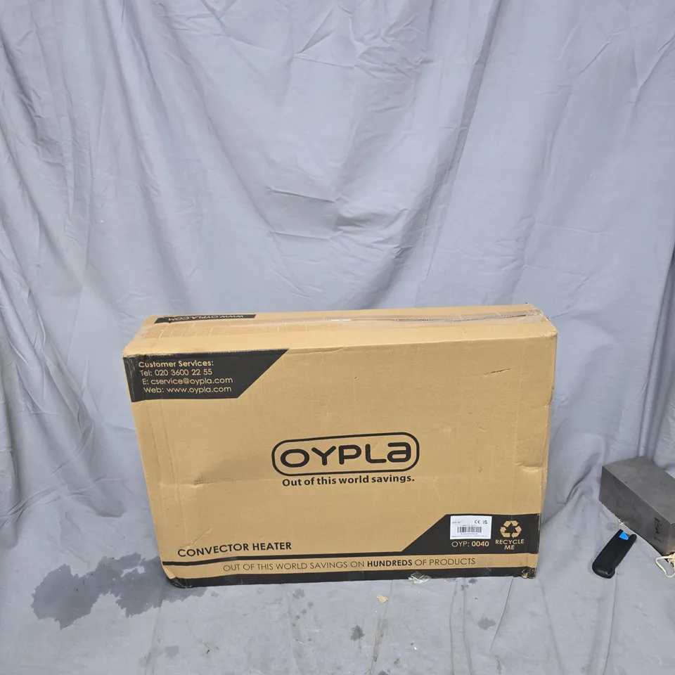 OYPLA ELECTRICAL 2KW FREE STANDING CONVECTOR HEATER BOXED