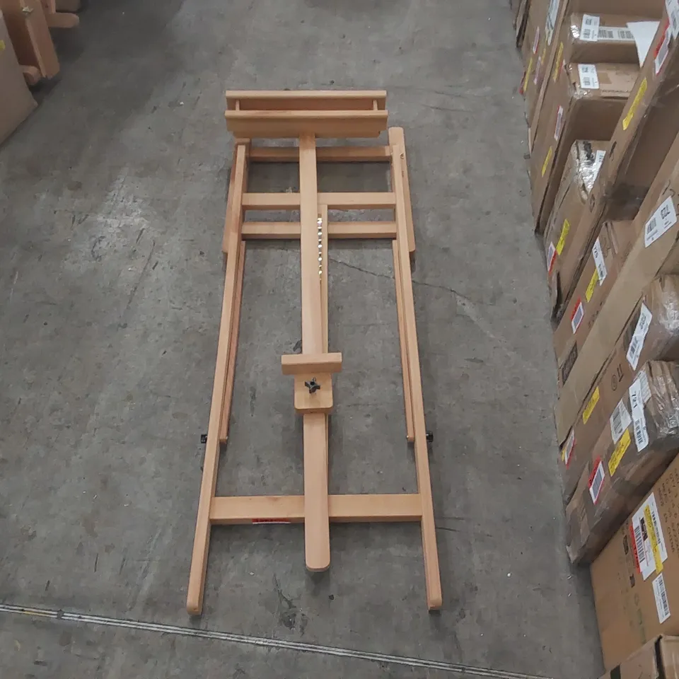 ANGELINNE ROSALIND WHEELER ADJUSTABLE SOLID WOOD H-FRAME EASEL