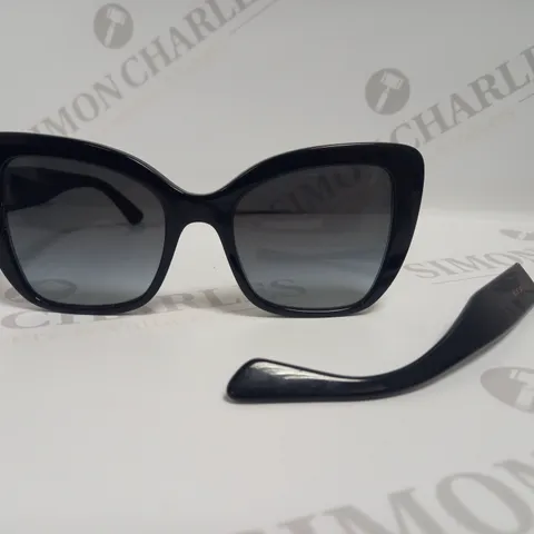 DOLCE & GABBANA BLACK OVERSIZE SUNGLASSES