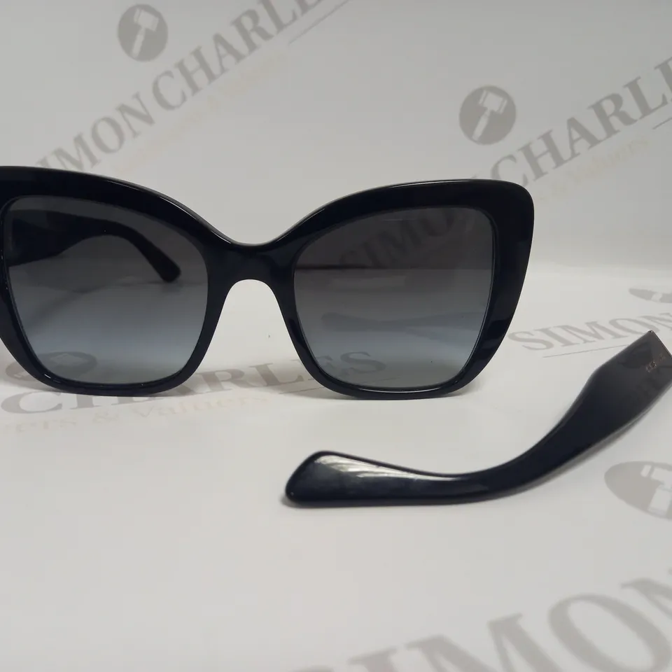 DOLCE & GABBANA BLACK OVERSIZE SUNGLASSES RRP £233