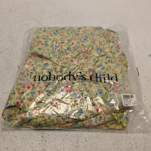 NOBODY'S CHILD JEMIMA MIDI DRESS – YELLOW FLORAL, UK 14