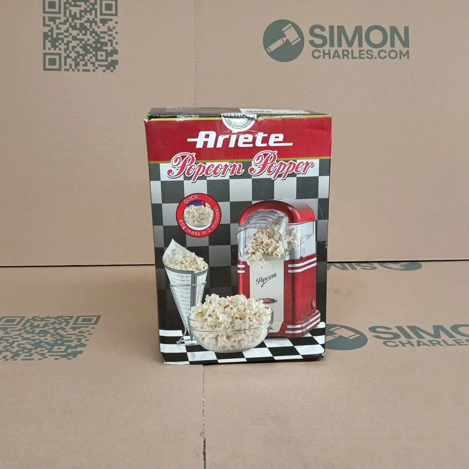 ARIETE POPCORN POPPER BOXED