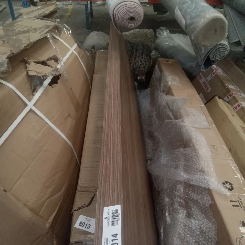 BOXED 160 X 85 CM WORKTOP - DARK WOODGRAIN 