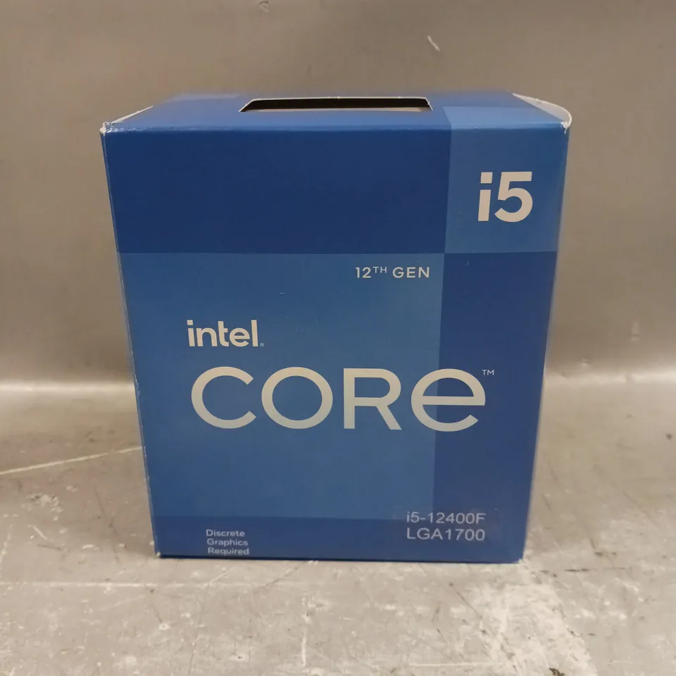 BOXED INTEL CORE I5-12400F PROCESSOR 