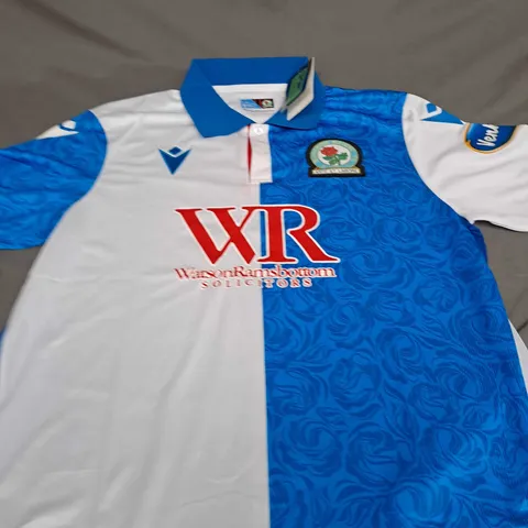 BLACKBURN ROVERS FC HOME SHIRT SIZE L