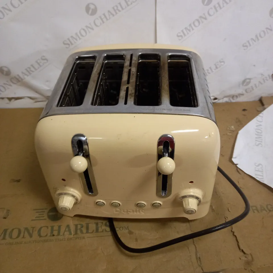 DUALIT 4-SLOT LITE TOASTER IN CREAM
