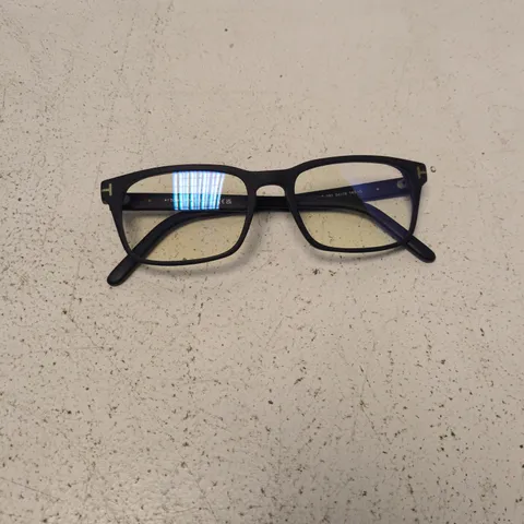 TOM FORD EYEWEAR BLACK RECTANGULAR EYEGLASSES