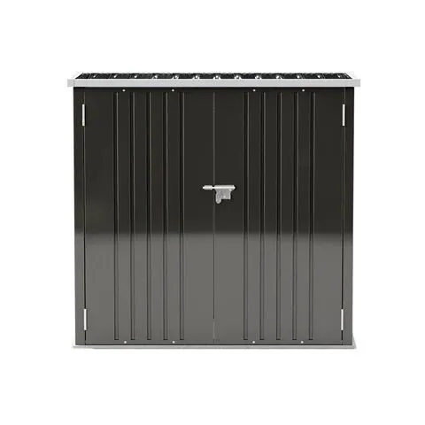 BOXED GARDEN METAL TOOL SHED OUTDOOR PATIO STORAGE HOUSE (1 BOX)
