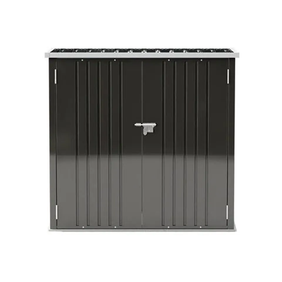 BOXED GARDEN METAL TOOL SHED OUTDOOR PATIO STORAGE HOUSE (1 BOX)