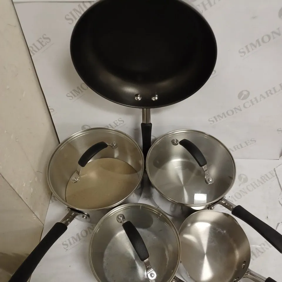 MEYER INDUCTION STAINLESS STEEL COOKWARE SET