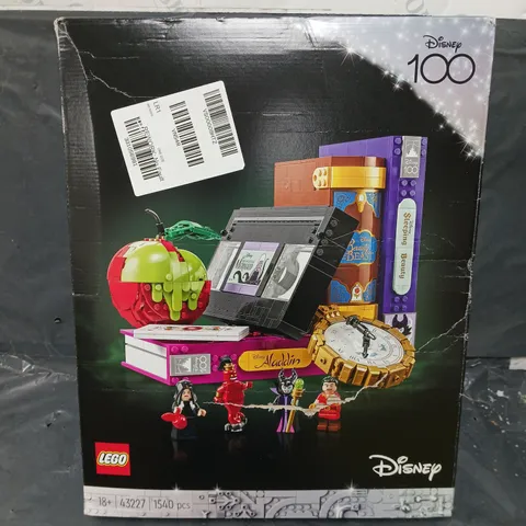 BOXED LEGO DISNEY VILLAIN ICONS SET FOR ADULTS 43227