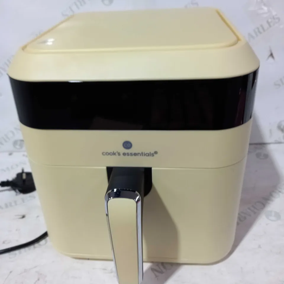COOKS ESSENTIALS AIR FRYER IN YELLOW