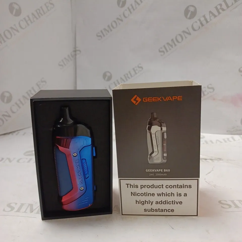 BOXED GEEK VAPE GEEKVAPE B60 - BLUE RED. 