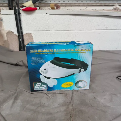 2 LED HEADBAND ILLUMINATING MAGNIFIER