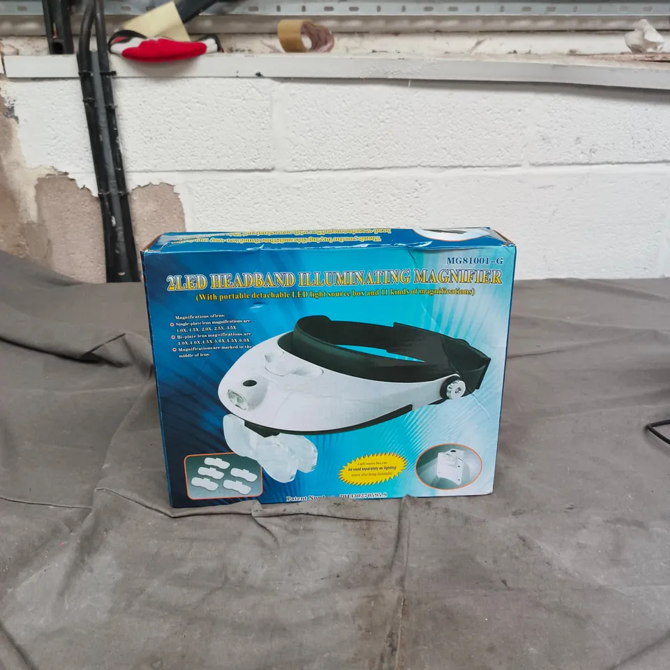 2 LED HEADBAND ILLUMINATING MAGNIFIER