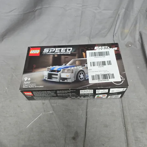 BOXED LEGO SPEED CHAMPION FAST AND FURIOUS - 2 FAST 2 FURIOUS NISSAN SKYLINE GT-R - 76917