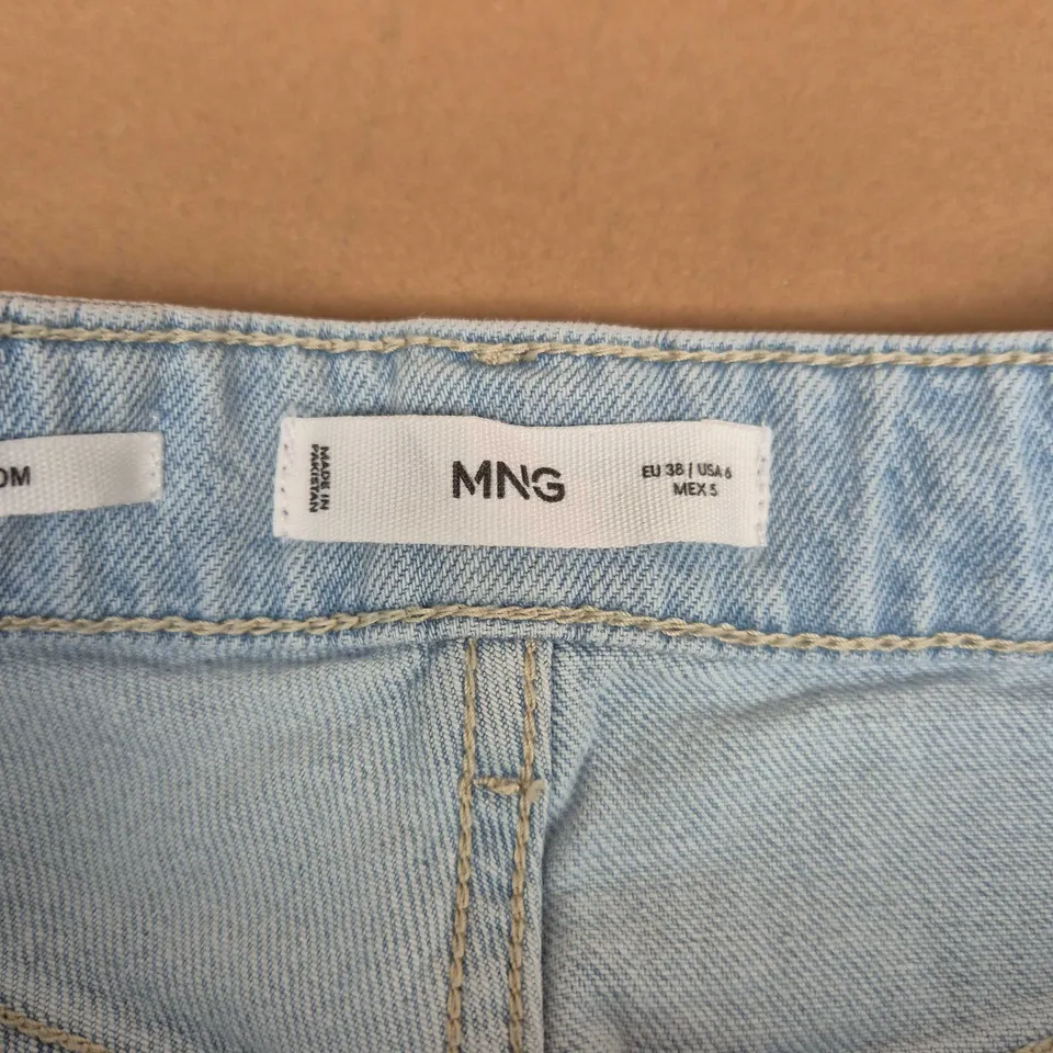 MNG MOM HIGH-WAIST JEANS – WOMEN'S, ANKLE LENGTH, EU 38 (US 6)