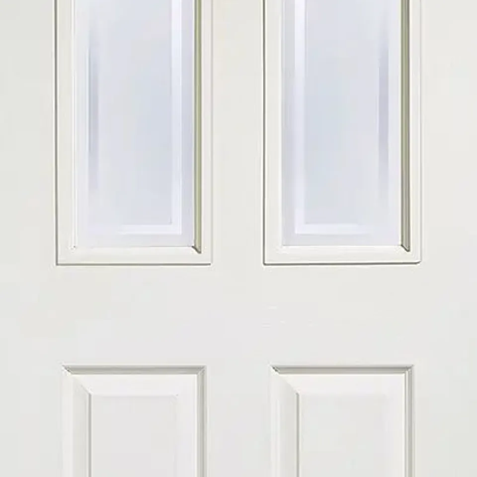BOXED MAYFAIR 2L GLAZED WHITE INTERNAL DOOR - 78 x 33"