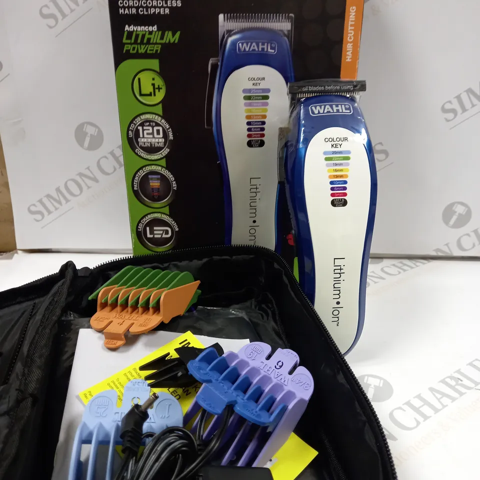 BOXED WAHL COLOUR PRO LITHIUM CORD/CORDLESS HAIR CLIPPER