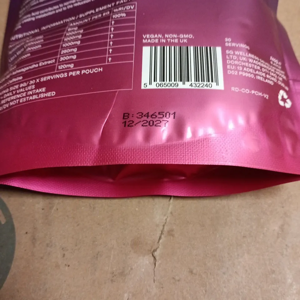 SPACEGOODS MUSHROOMS AND COFFEE COFFEE FLAVOUR SUPPLEMENT 240G