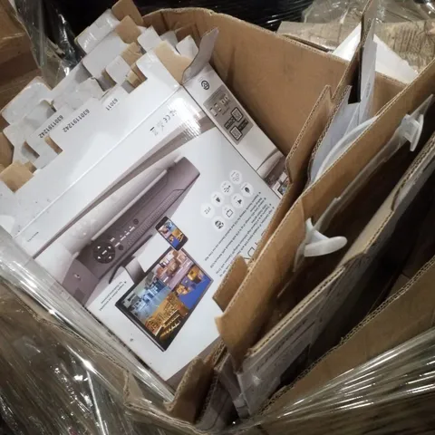 PALLET CONTAINING ASSORTED IT & NETWORKING PRODUCTS INCLUDING 3.5" EXTERNAL HARD DISK ENCLOSURES & BLUPONT DVR BOXES