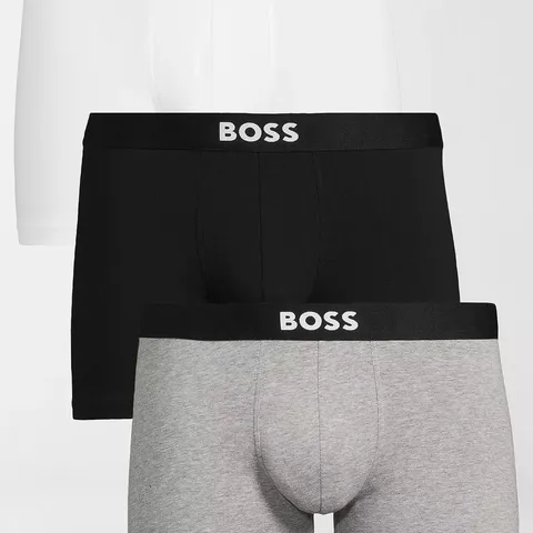 BOSS 3 PACK ONE BOXER BRIEFS - ASSORTED - MULTI SMALL