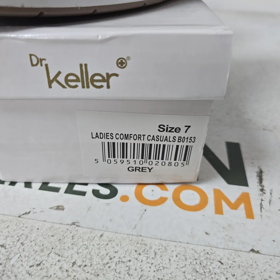 DR KELLER LADIES COMFORT CASUALS GREY – UK 7