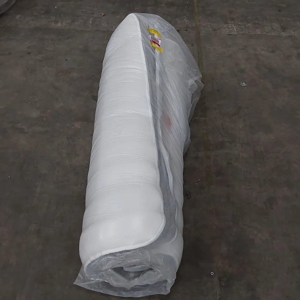 QUALITY BAGGED AND ROLLED HYBRID MEMORY NATURAL OPEN COIL 4'6" DOUBLE MATTRESS 