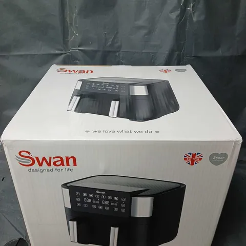 BOXED SWAN 7.6L DUAL AIR FRYER 