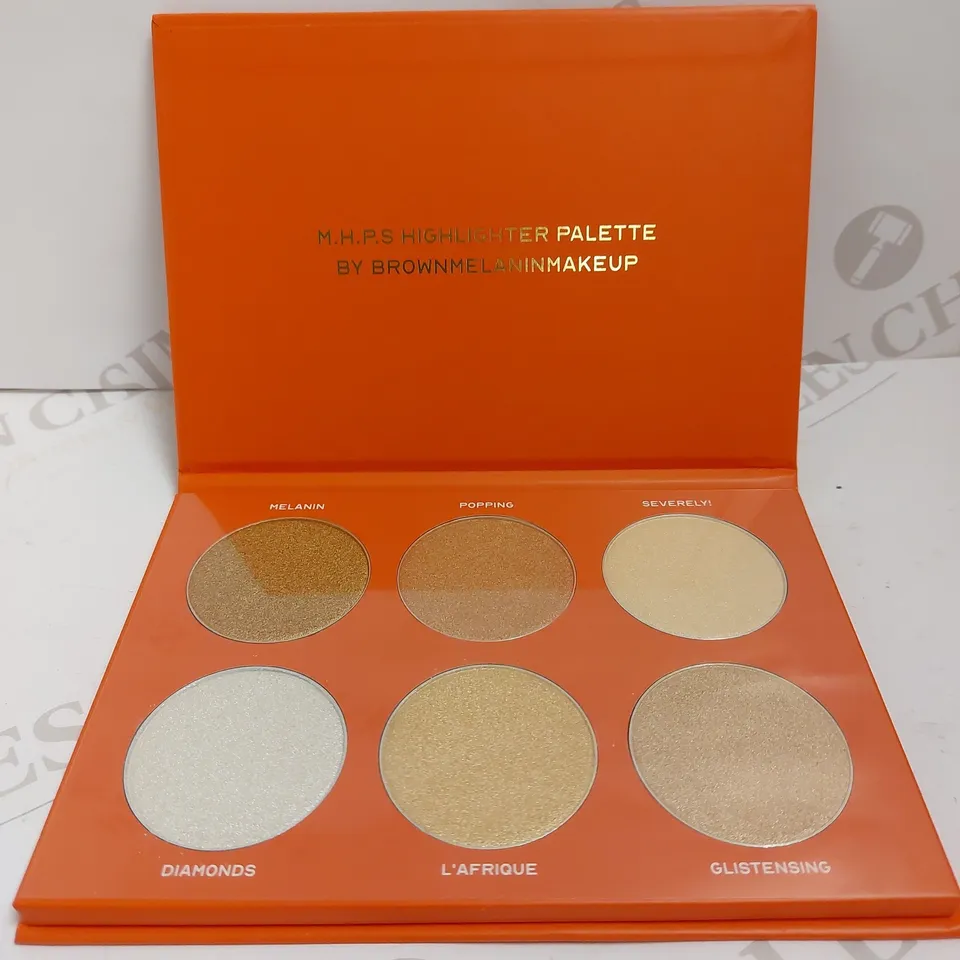 BROWNMELANINMAKEUP HIGHLIGHTER PALETTE