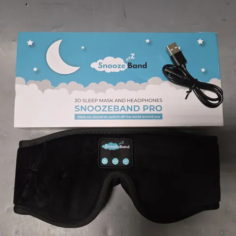 BOXED SNOOZEBAND 3D SLEEPMASK AND HEADPHONES