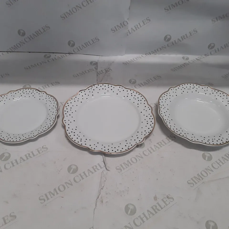 BOXED FAIRMONT PARK ENGLERT PORCELAIN CHINA DINNERWARE (SET OF 12)