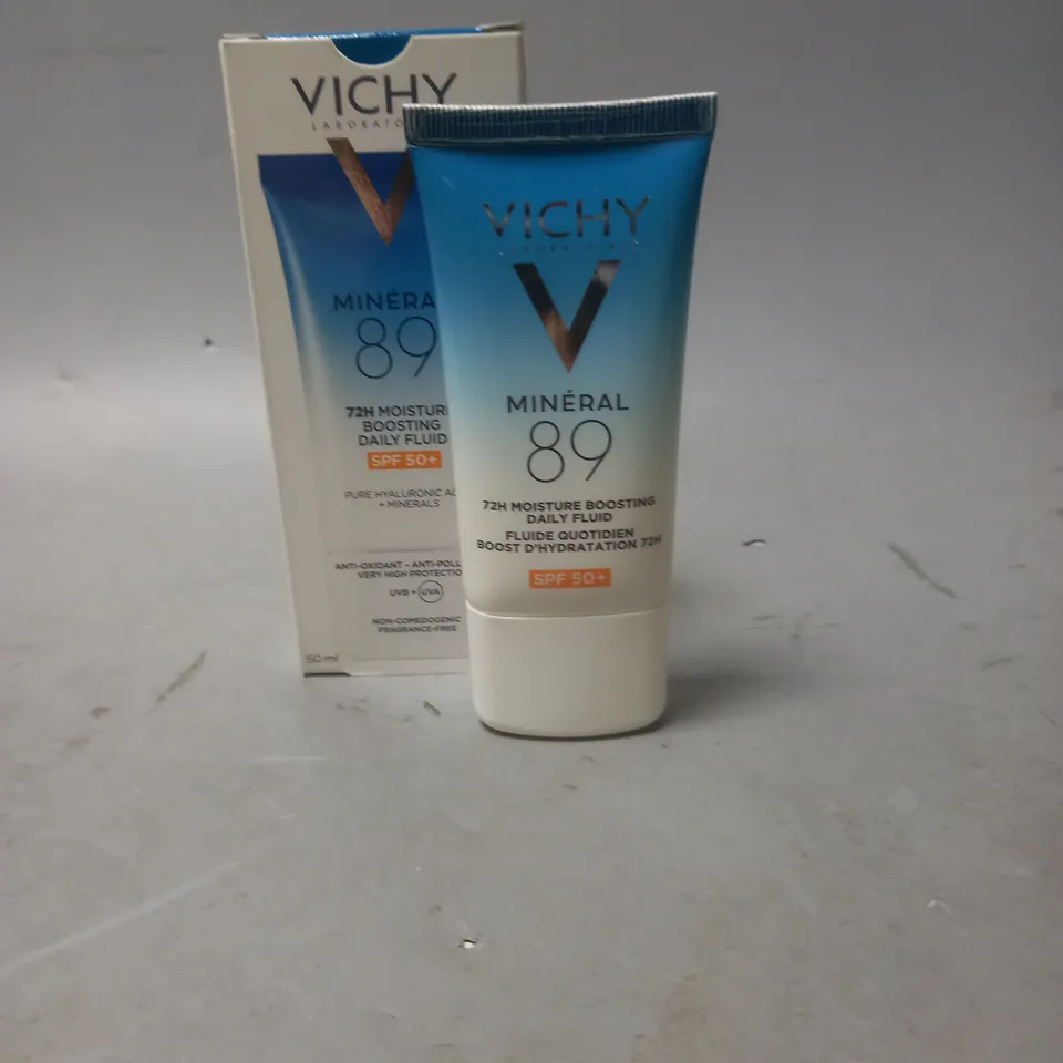 VICHY MINERAL 89 72H MOISTURE BOOSTING DAILY FLUID SPF 50+ 50ML