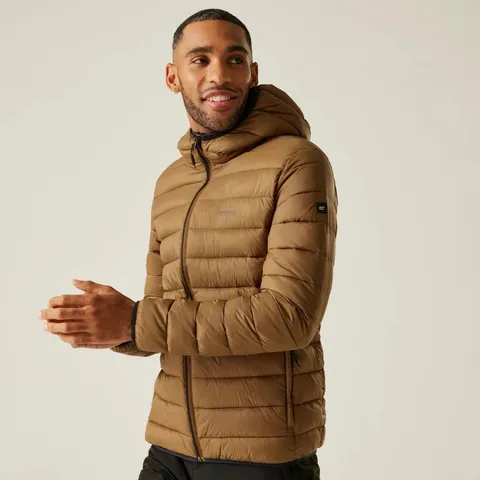 BRAND NEW REGATTA MENS MARIZION JACKET NUT BROWN XL