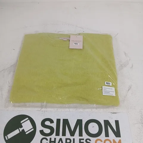 BOX OF APPROXIMATELY 20 LA MAREY KNITTED JUMPERS GREEN SIZE L
