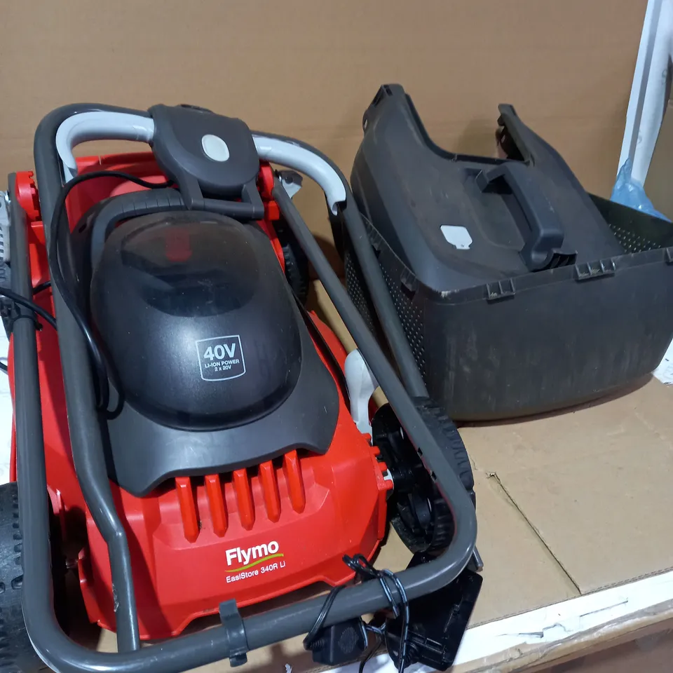 FLYMO EASISTORE 340R LI CORDLESS ROTARY LAWNMOWER
