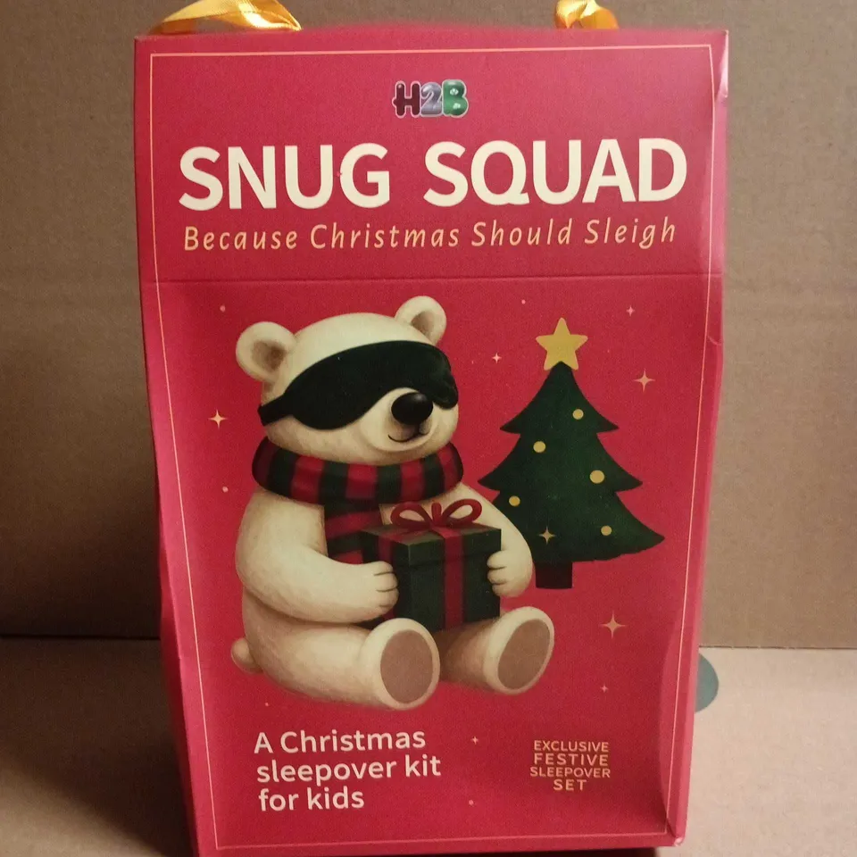 SNUG SQUAD CHRISTMAS SLEEPOVER KIT FOR KIDS 
