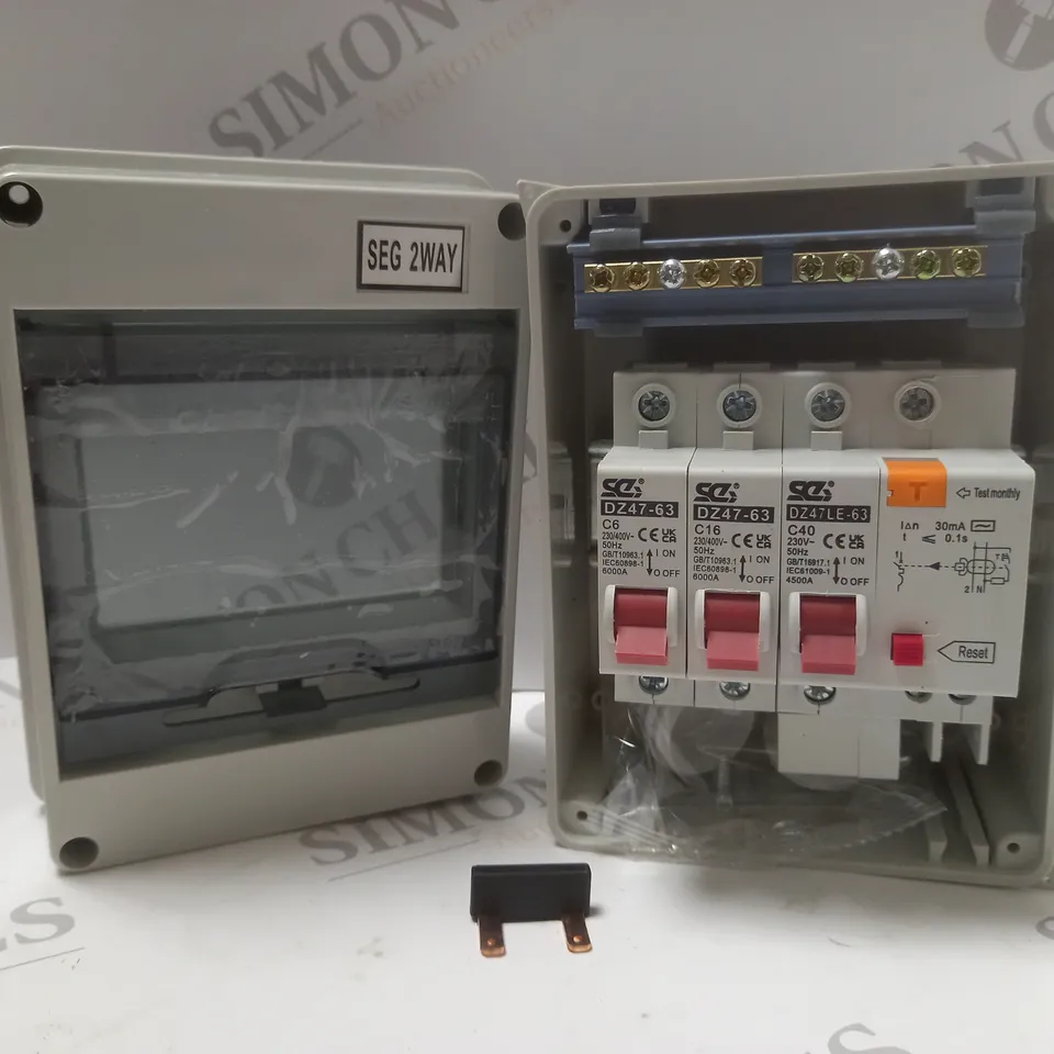 BOXED SEG 2WAY DZ47-63 CIRCUIT BREAKER 