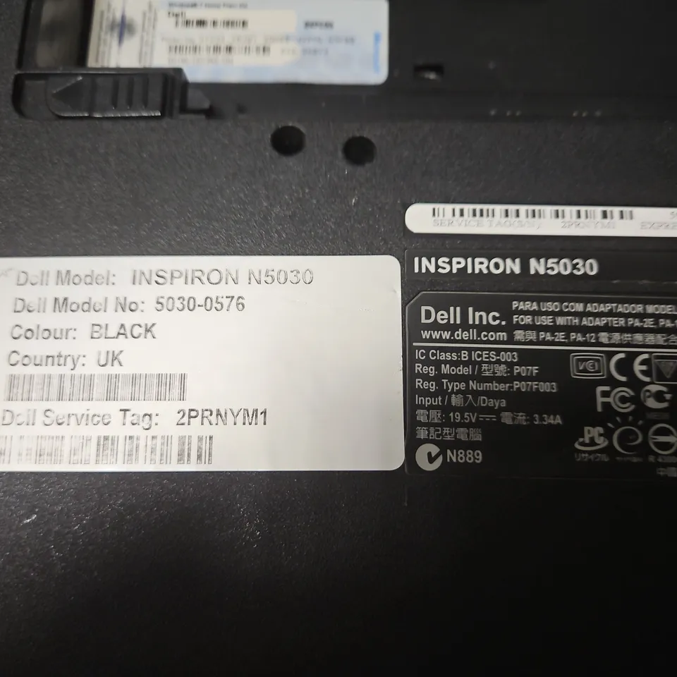DELL INSPIRON N5030 LAPTOP (BLACK) – UK MODEL